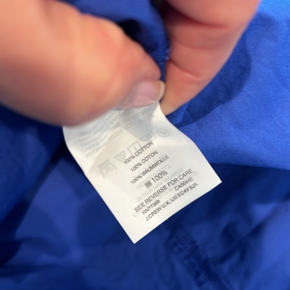 J. Crew Dress Royal Blue Size 10 Summer Lightweight Flutter Hem - Picture 7 of 9